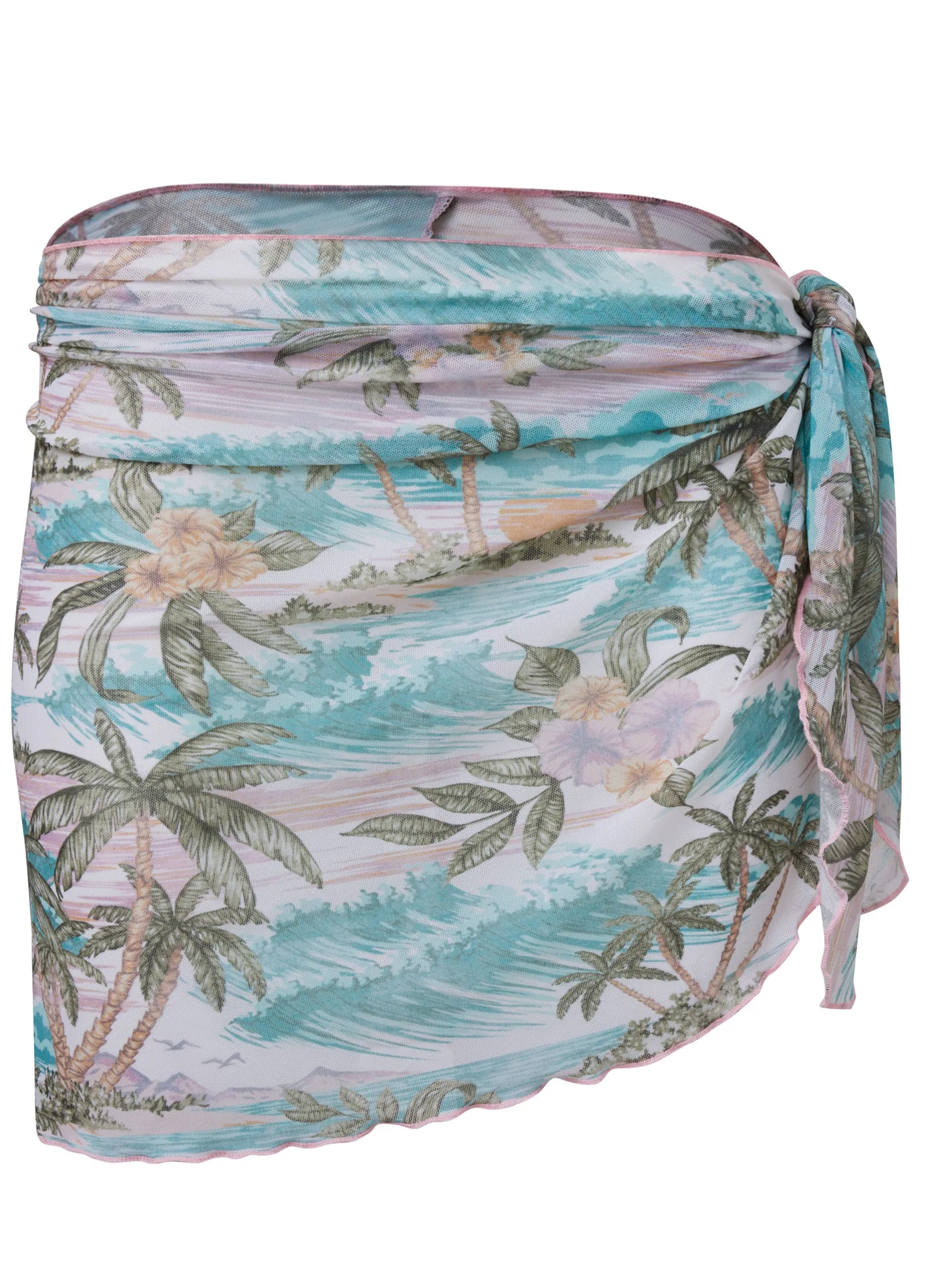 Mesh Wrap Skirt - Island Tides sold by VENUS product image thumbnail 5