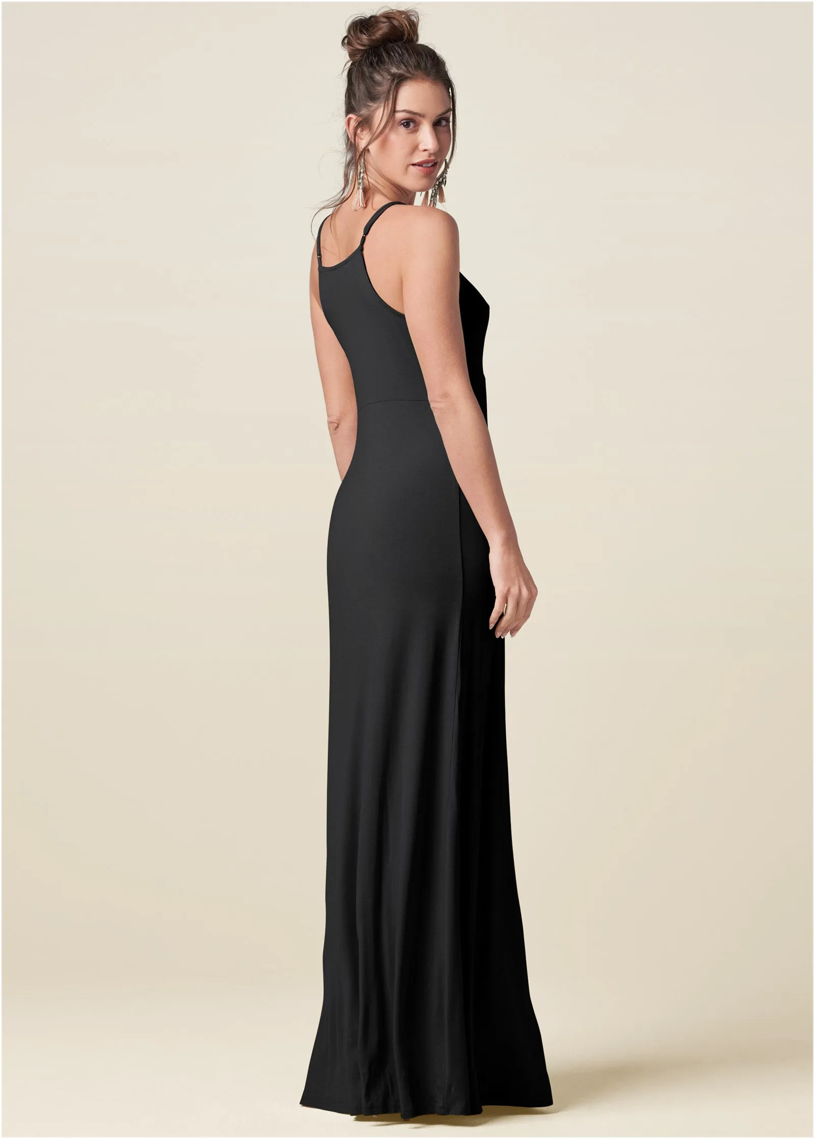 Strappy Maxi Dress - Black sold by VENUS product image thumbnail 2