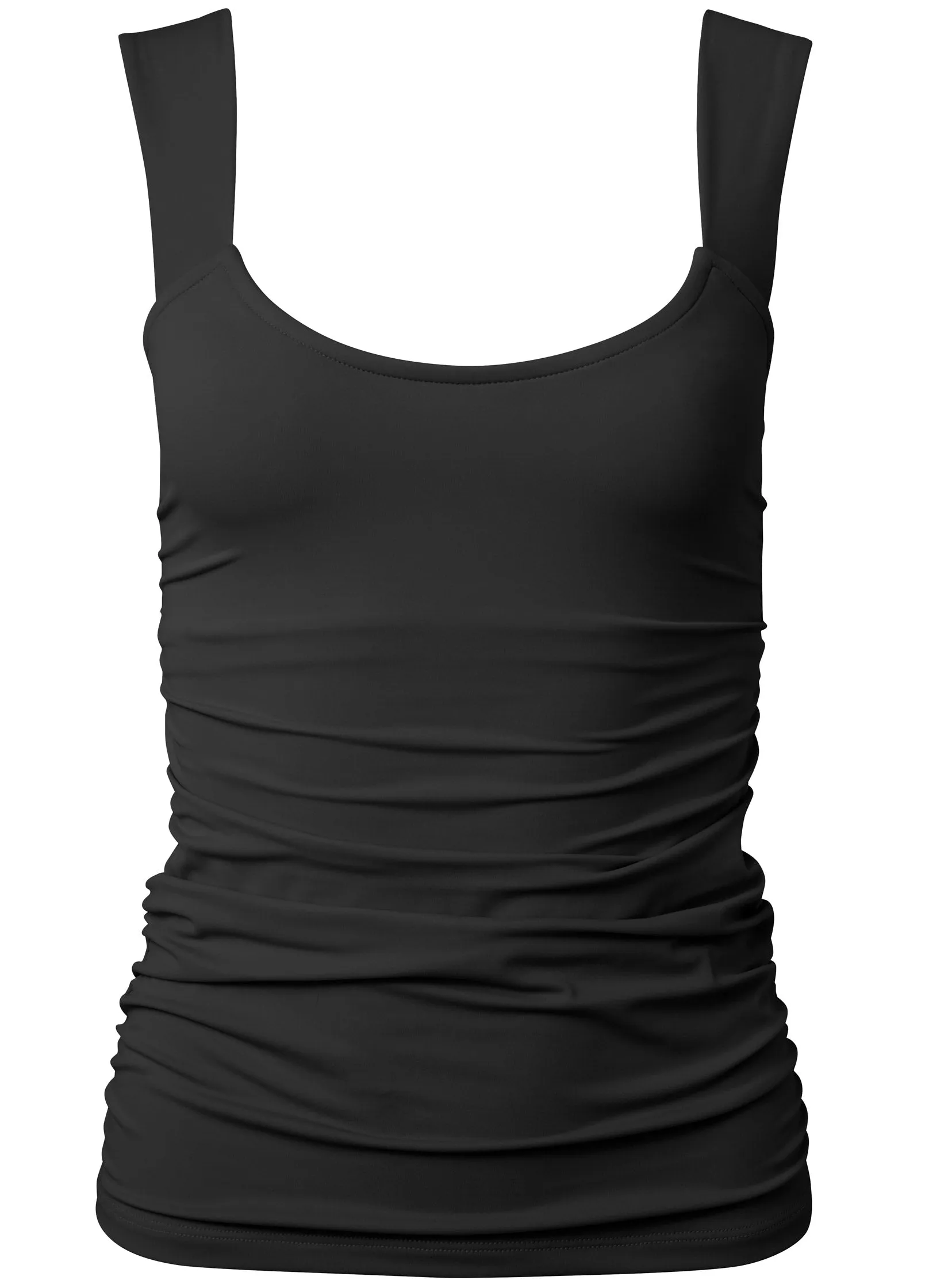 Scoop Neck Tankini Top - Black Beauty sold by VENUS product image thumbnail 5