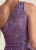 One-Shoulder Sequin Dress - Lavender sold by VENUS