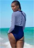 Surf Long Sleeve One-Piece - Nautical Awning sold by VENUS