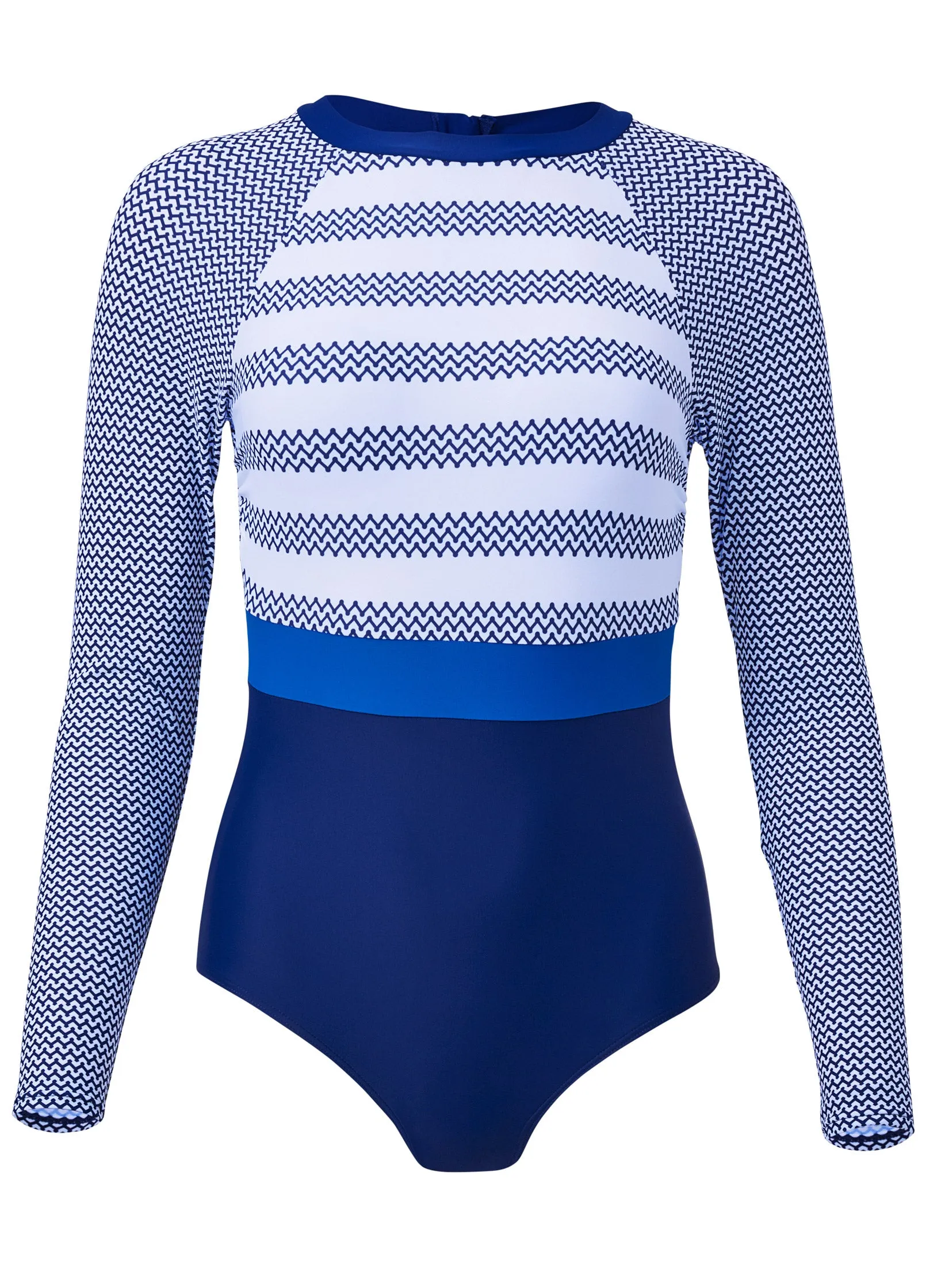 Surf Long Sleeve One-Piece - Nautical Awning sold by VENUS product image thumbnail 5