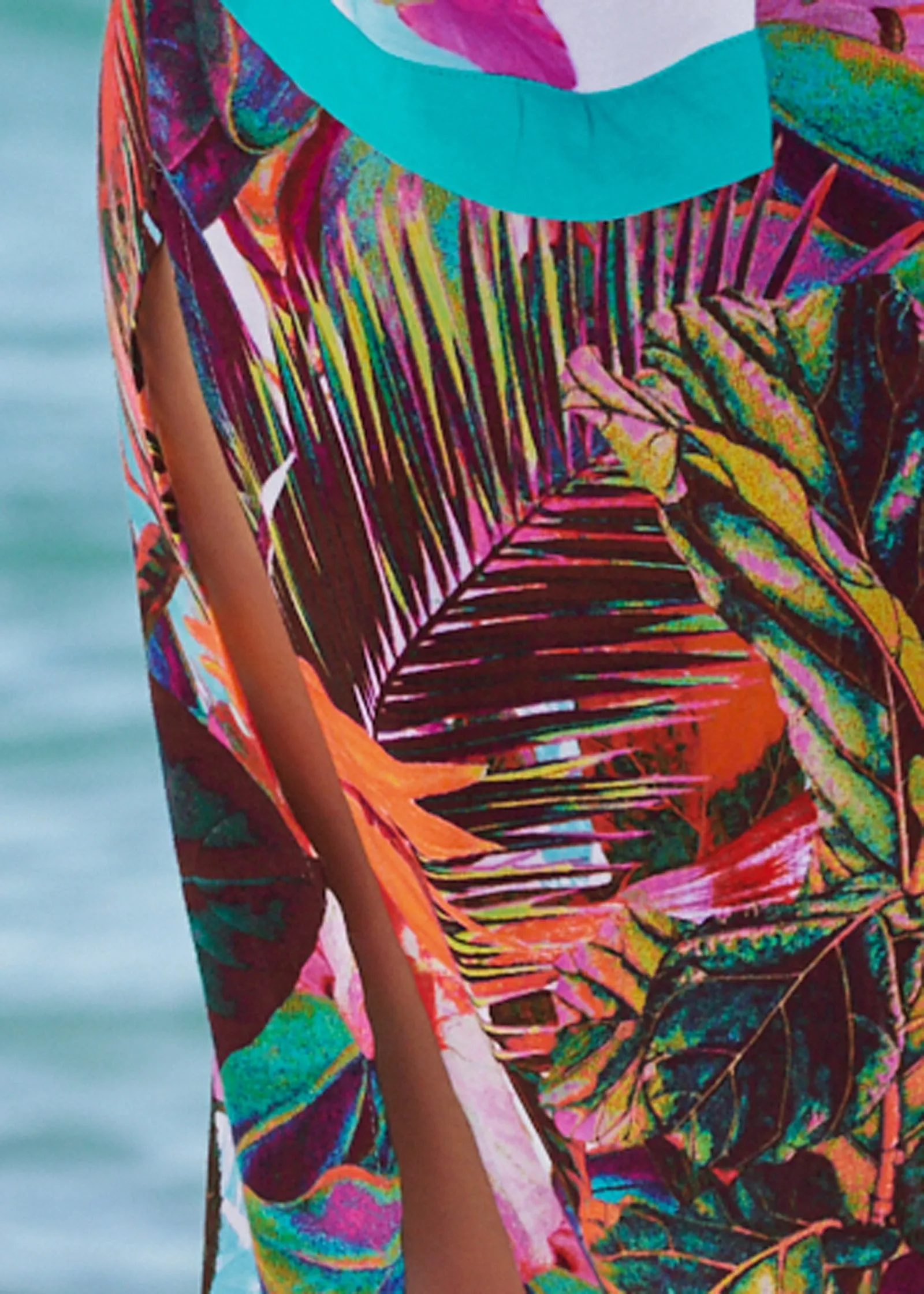 Midi Kimono Cover-Up - Tropical Seas sold by VENUS product image thumbnail 4