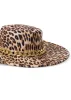 Chain Detail Fedora - Leopard sold by VENUS
