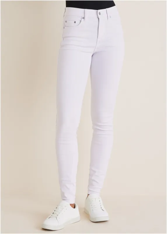 Giselle Skinny Jeans - White sold by VENUS