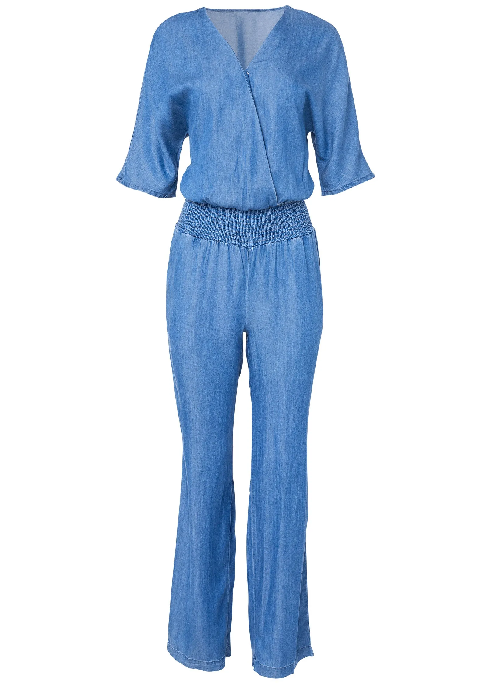 Chambray Jumpsuit - Light Wash sold by VENUS product image thumbnail 5