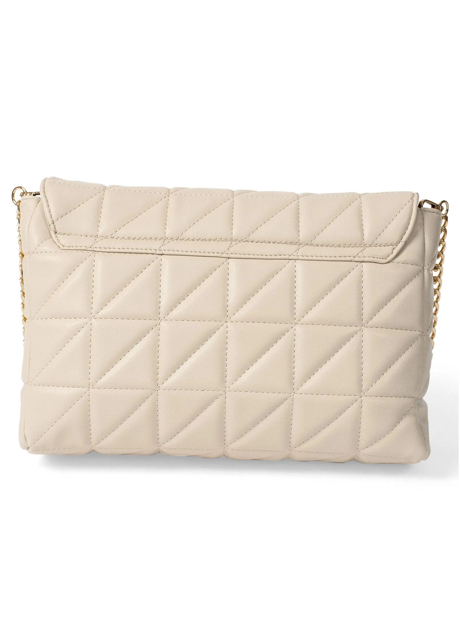 Quilted Chain Handbag - BEIGE GLOW sold by VENUS product image thumbnail 5