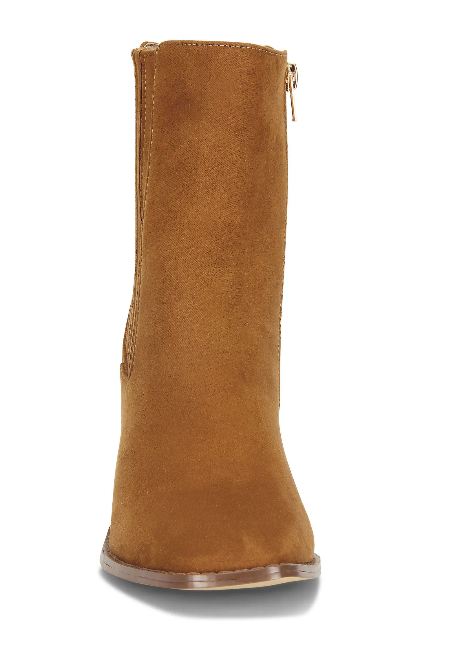 Square Toe Bootie - Cognac sold by VENUS product image thumbnail 3