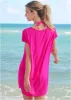 Relaxed Tunic Cover-Up - Electric Pink sold by VENUS