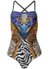 Strappy Low Back One-Piece - Jungle Queen sold by VENUS