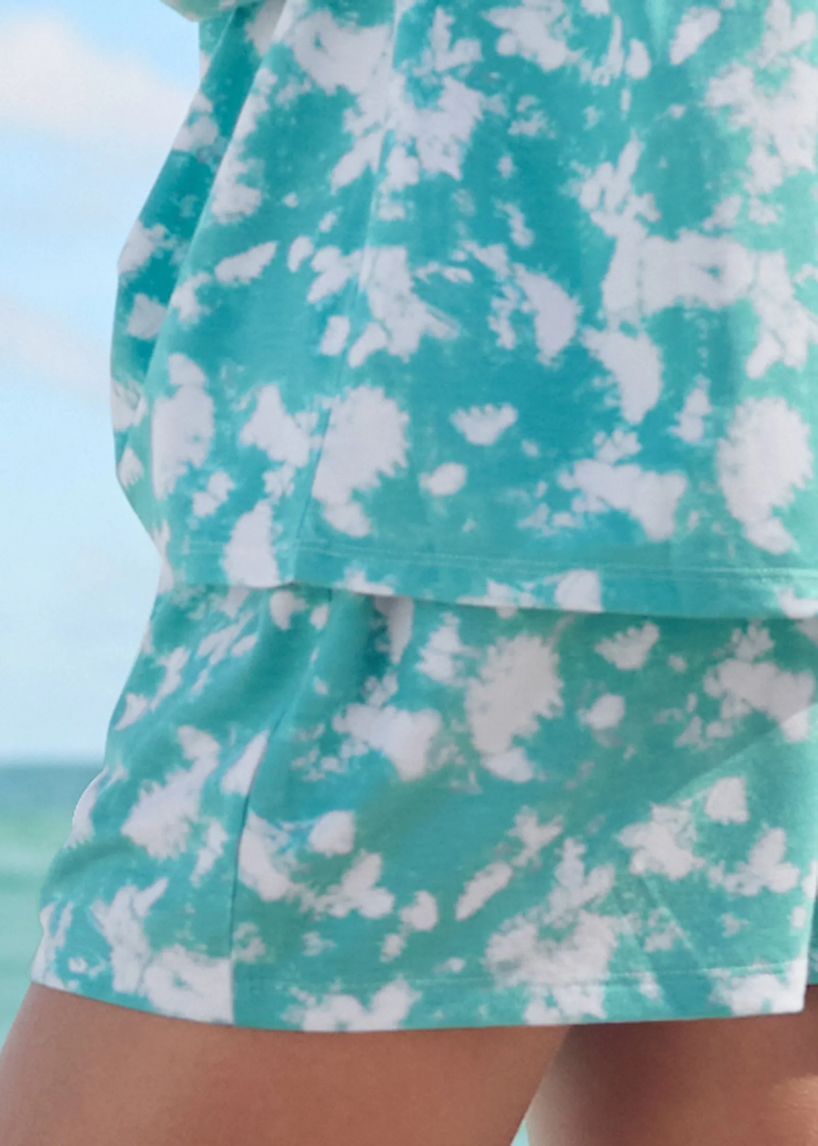 Terry Cover-Up Top - Rip Current sold by VENUS product image thumbnail 4