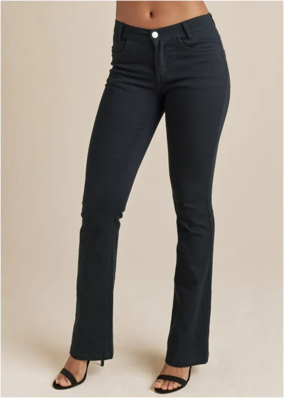 Halle Bootcut Jeans - Black sold by VENUS