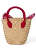 Embellished Bandana Handbag - Natural Multi sold by VENUS