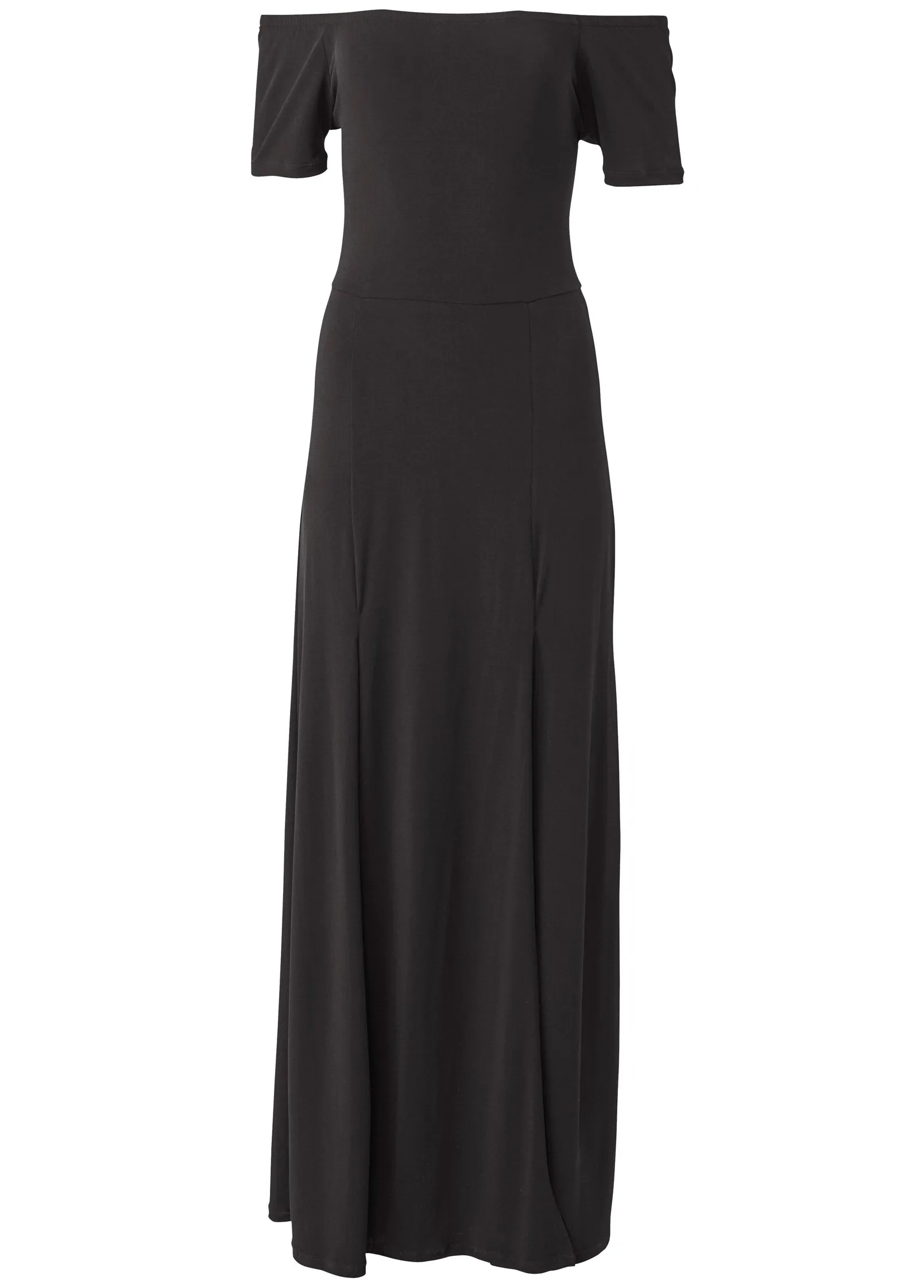Slit Detail Maxi Dress - Black sold by VENUS product image thumbnail 5