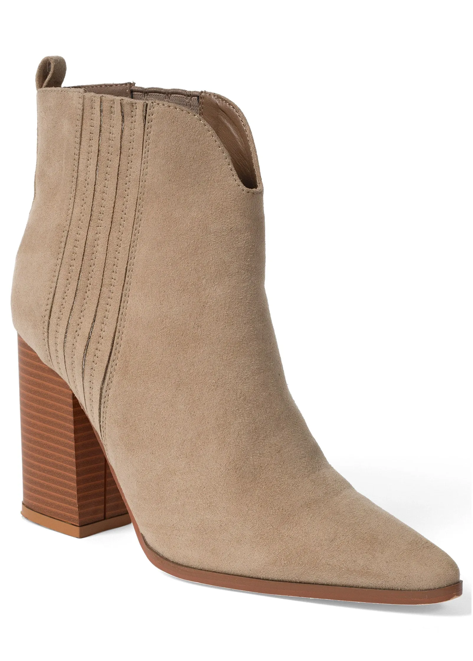 Western Booties - Natural sold by VENUS