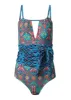 Belted One-Piece - Sea Escape sold by VENUS
