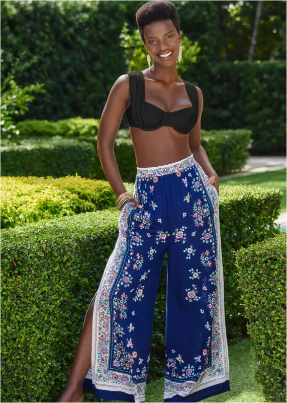 The Arbor Pants - Garden Paisley sold by VENUS