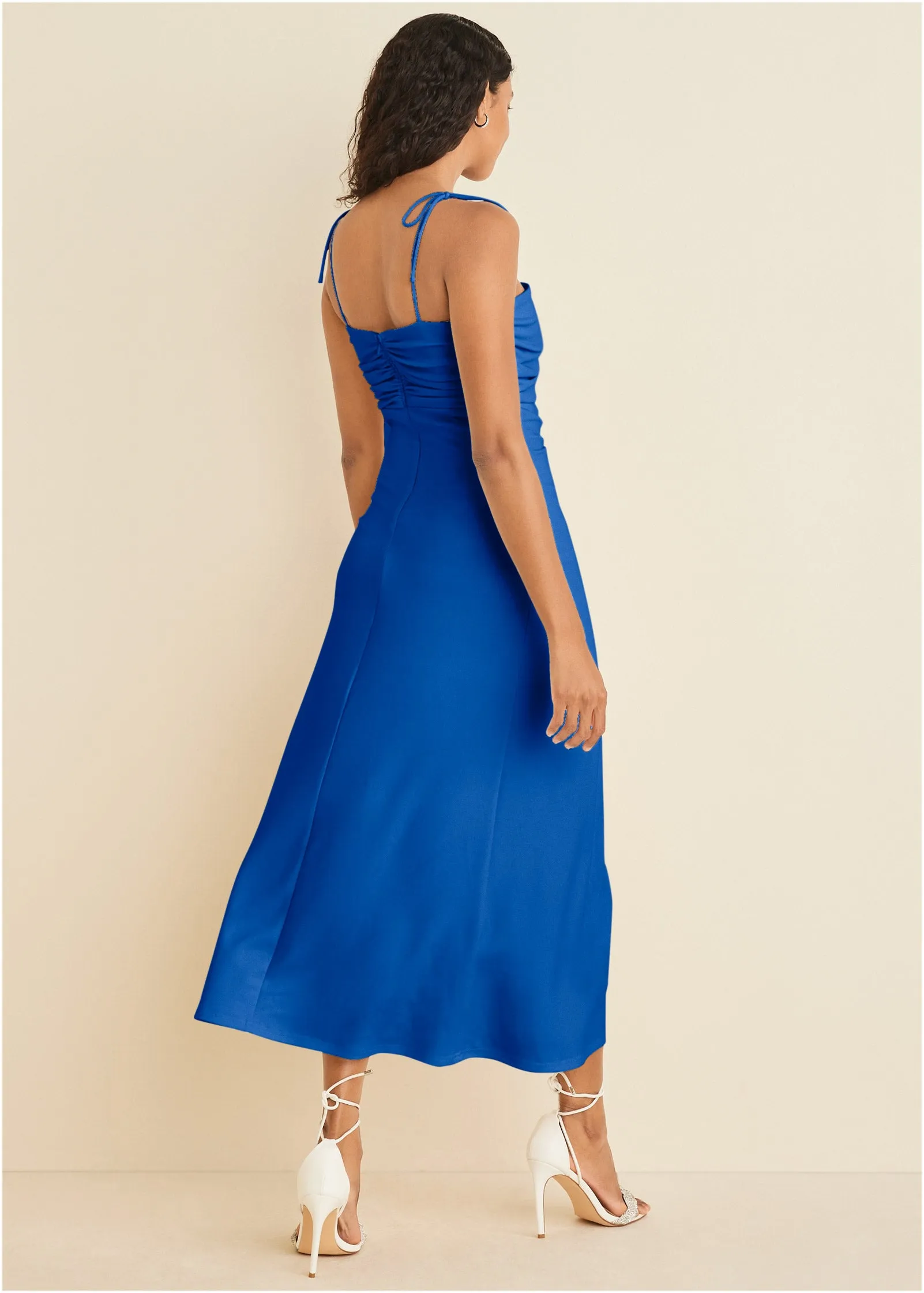 Ruched Cutout Maxi Dress - Blue sold by VENUS product image thumbnail 2