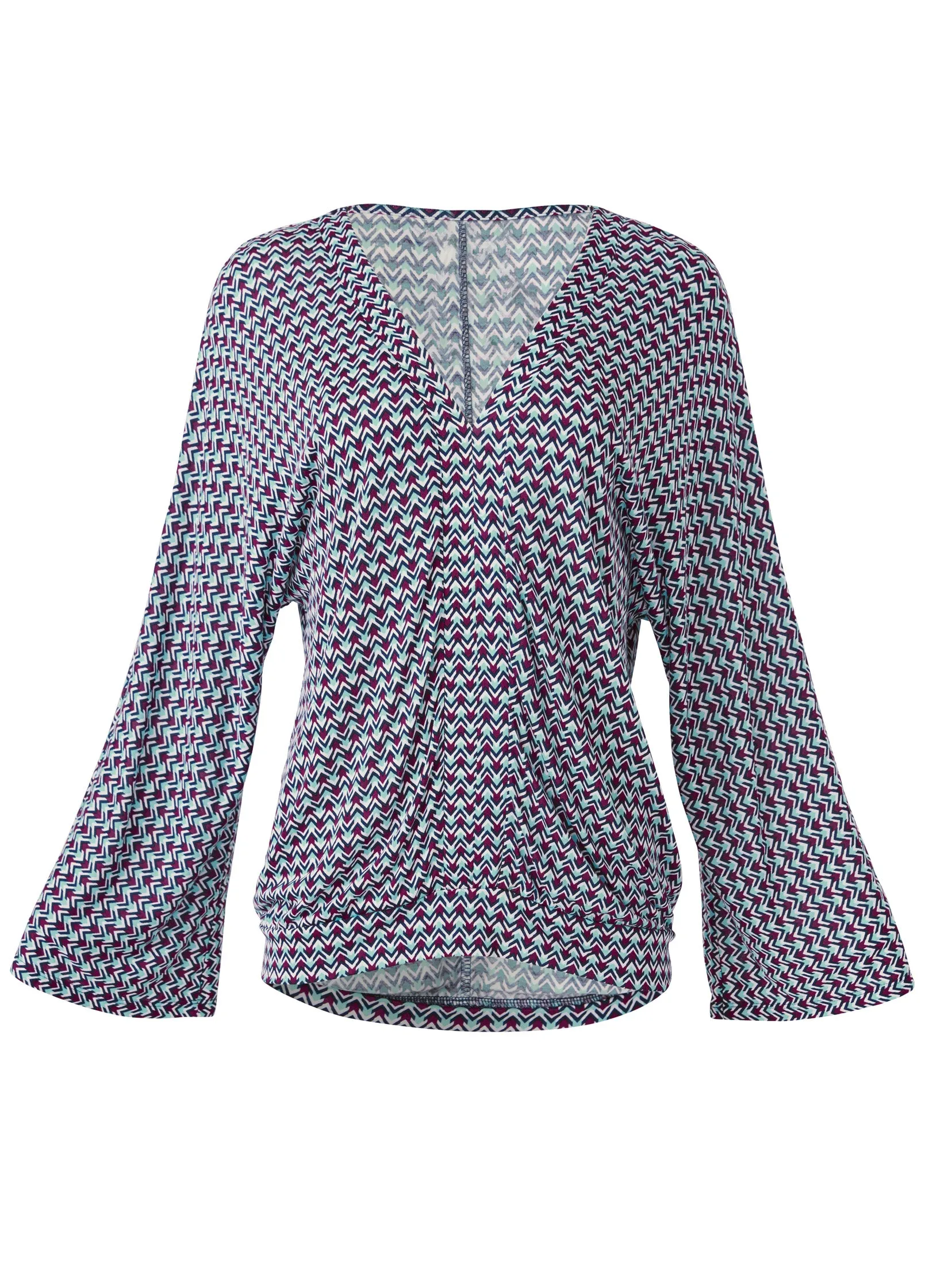 Banded Hem Top - Turquoise sold by VENUS product image thumbnail 5