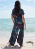 Palazzo Pant - Tropical Leaves sold by VENUS