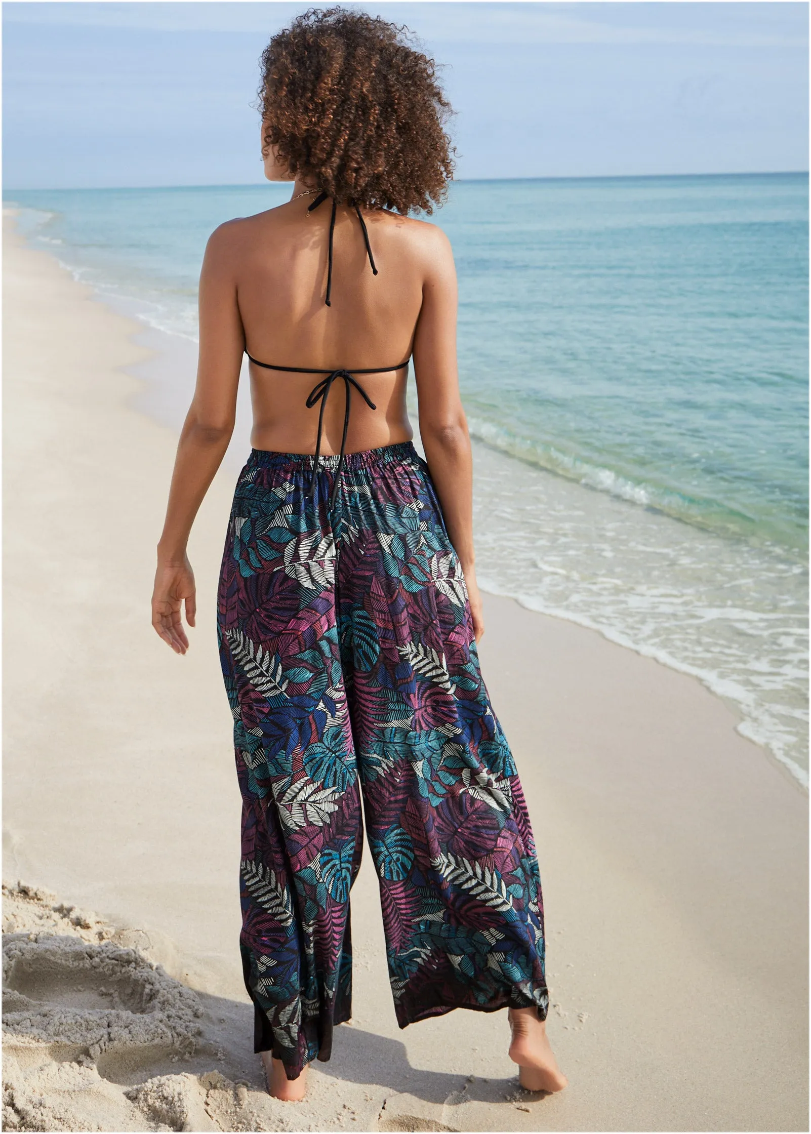 Palazzo Pant - Tropical Leaves sold by VENUS product image thumbnail 2