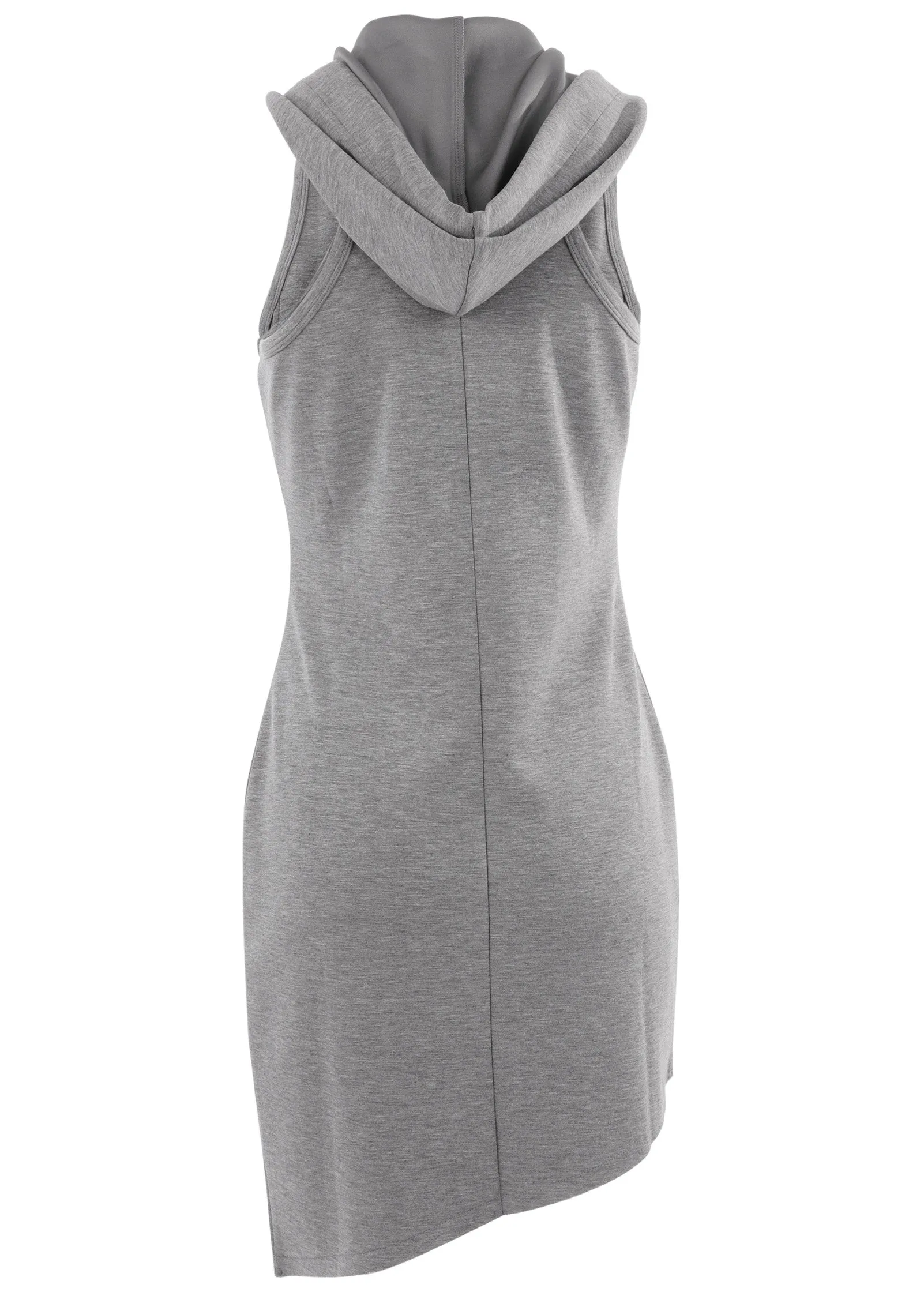 Hooded Seam Detail Dress - Medium Heather Grey sold by VENUS product image thumbnail 5