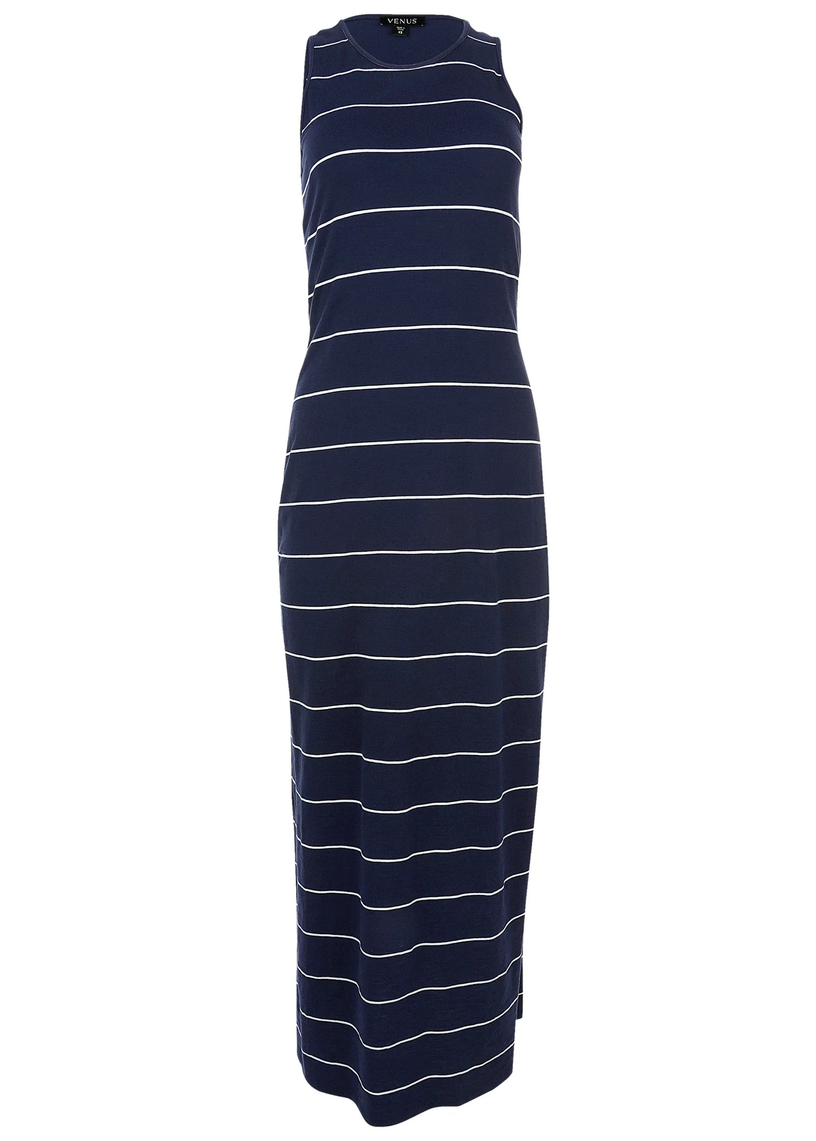 Tank Maxi Dress - Peacoat Combo sold by VENUS product image thumbnail 3