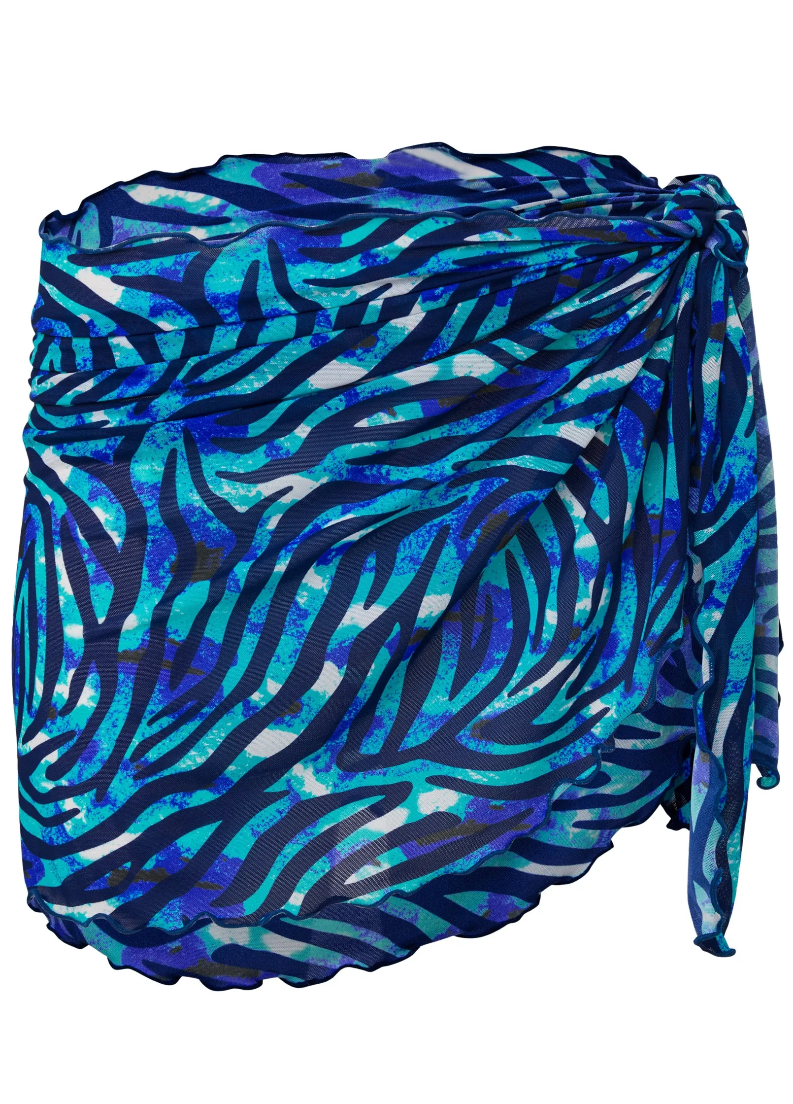 Mesh Wrap Skirt - Sea Bliss sold by VENUS product image thumbnail 5
