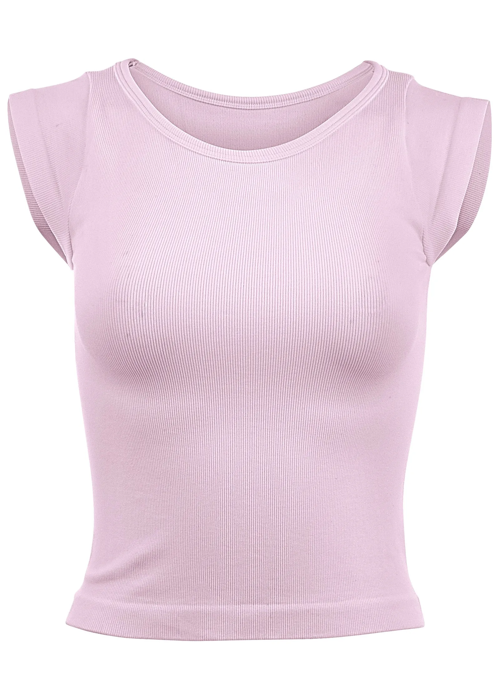 Seamless Tee - Lilac sold by VENUS product image thumbnail 4