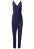Sparkle Overlay Jumpsuit - Navy sold by VENUS