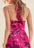 Floral Halter Bodycon Dress - Pink Multi sold by VENUS