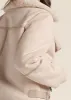 Faux-Shearling Coat - Ivory sold by VENUS