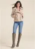 Faux-Shearling Coat - Ivory sold by VENUS