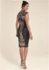 Sequin Midi Dress  - Black Multi sold by VENUS