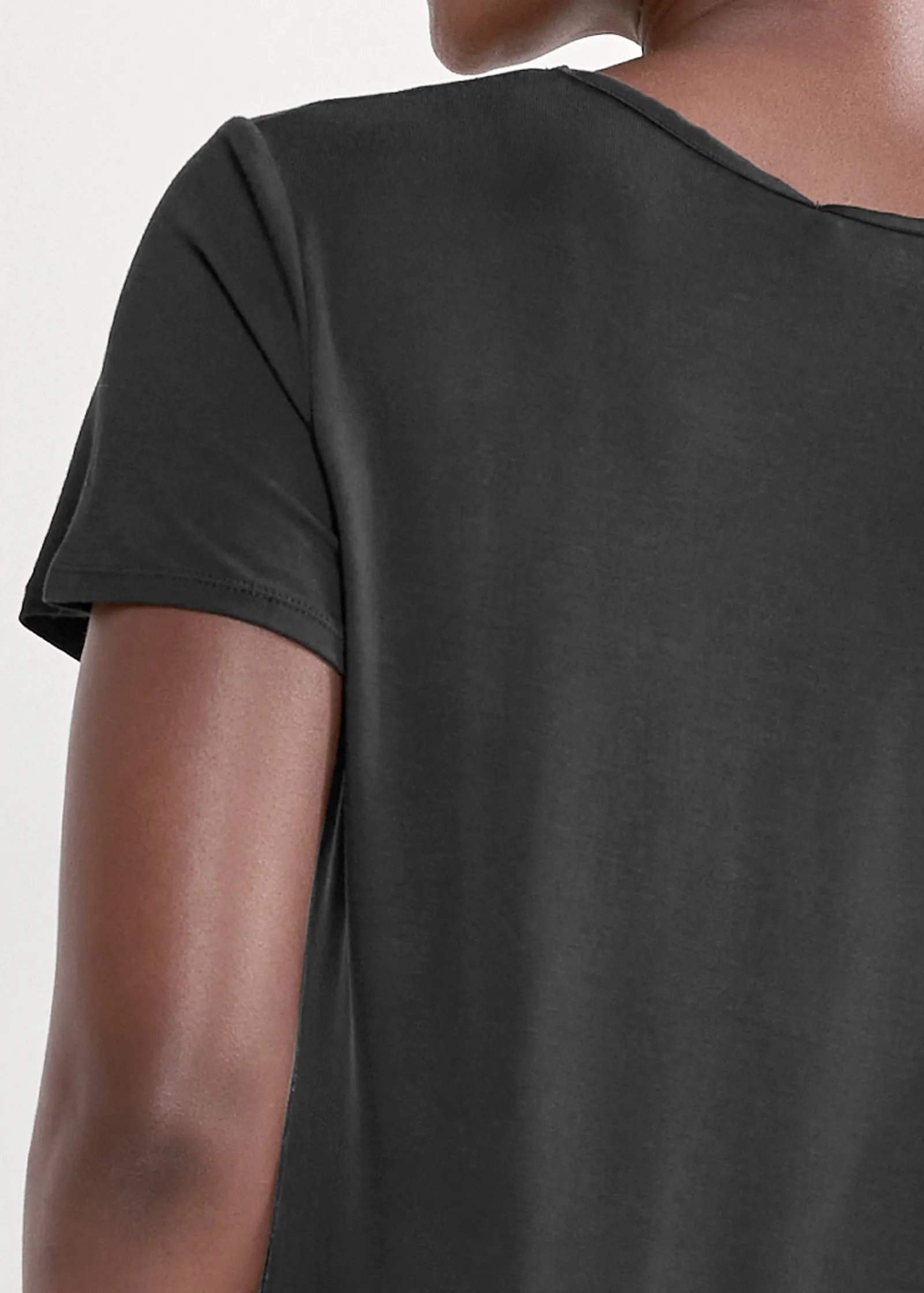 Satin Detail Sleep Top - Black sold by VENUS product image thumbnail 5