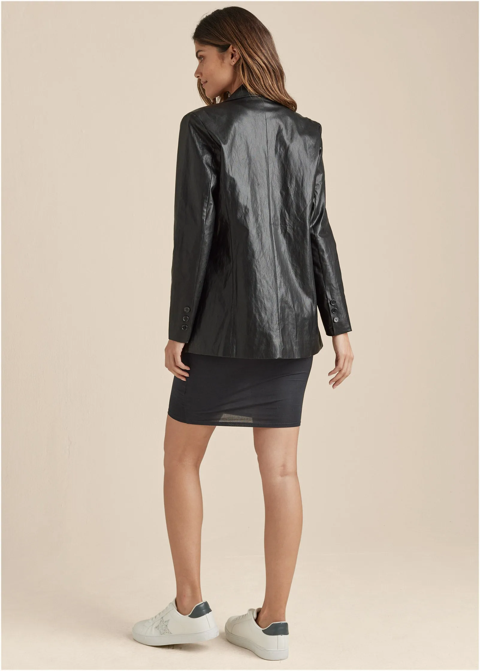 Ruched Tank Dress - Black sold by VENUS product image thumbnail 2