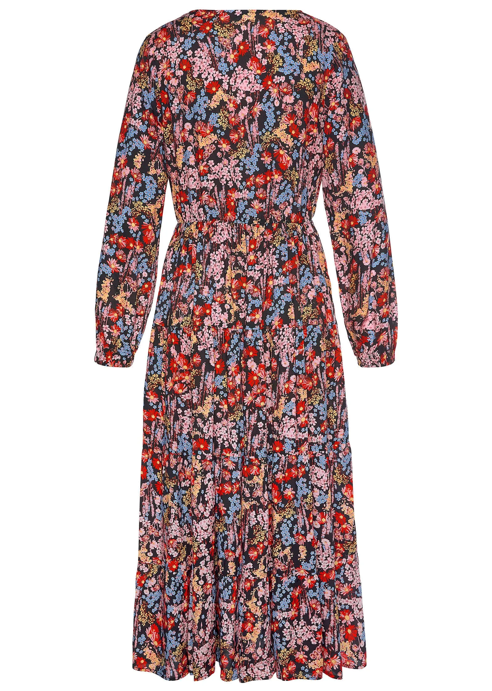 Button Down Midi Dress - Purple Multi sold by VENUS product image thumbnail 3