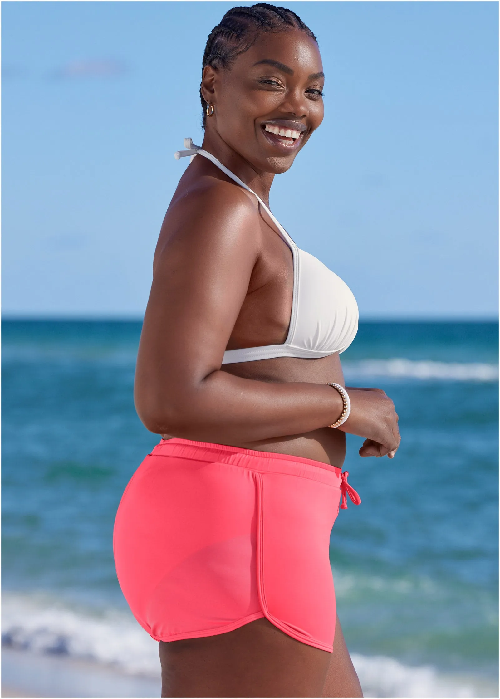 Everyday Swim Short - Sunset Pink sold by VENUS product image thumbnail 4