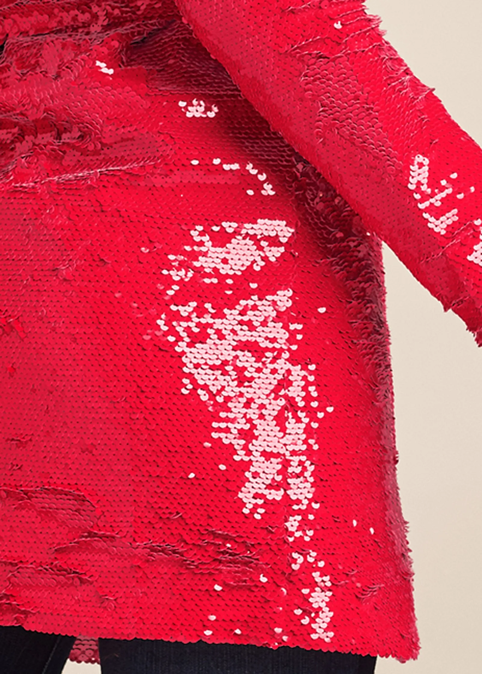 Allover Sequin Blazer - Red sold by VENUS product image thumbnail 5