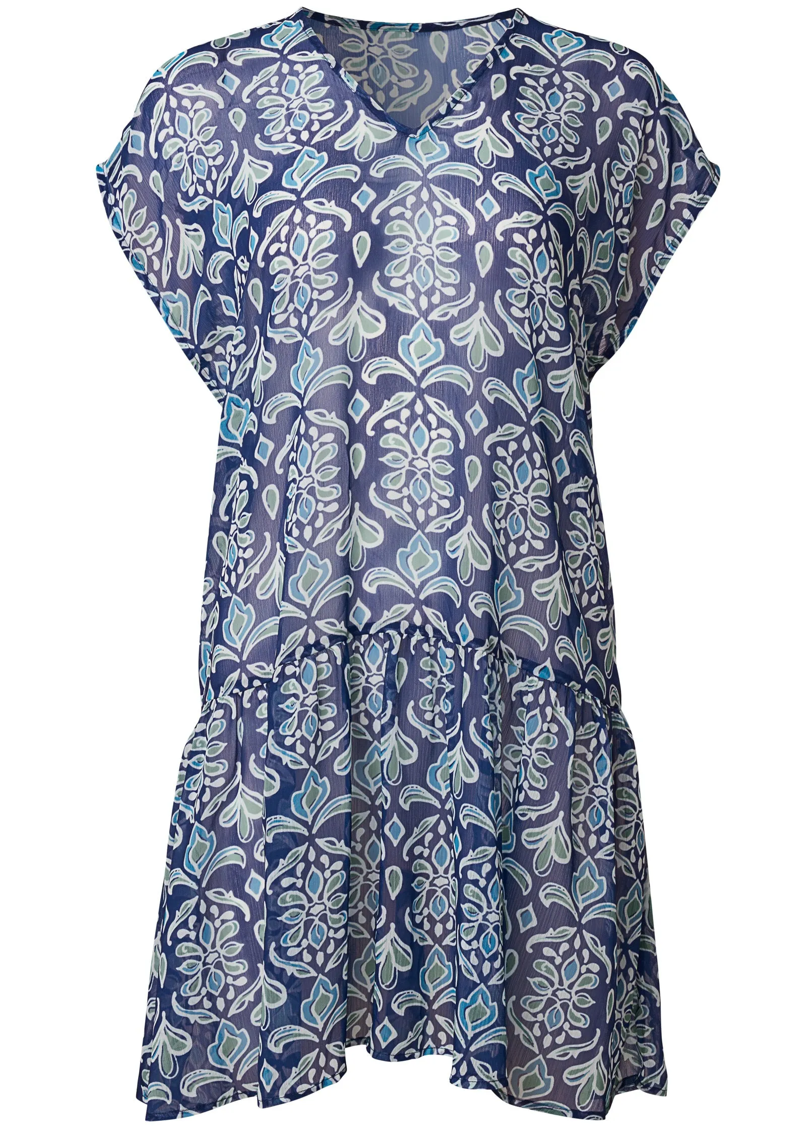 Ruffle Hem Tunic - Island Jewels sold by VENUS product image thumbnail 5