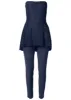 High-Low Detail Jumpsuit - Navy sold by VENUS