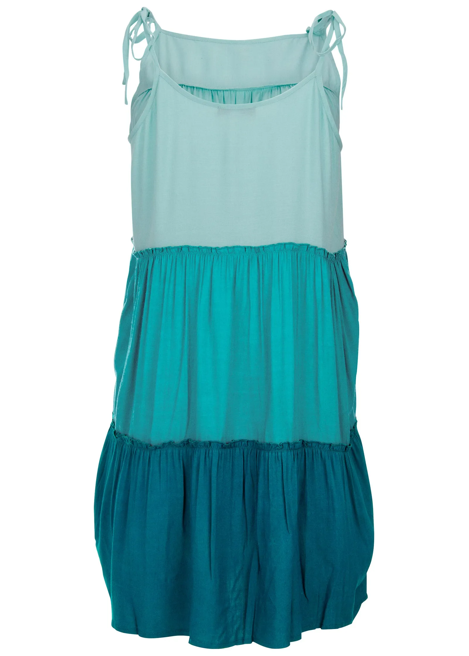 Tiered Cover-Up Dress - Blue Aurora sold by VENUS product image thumbnail 3