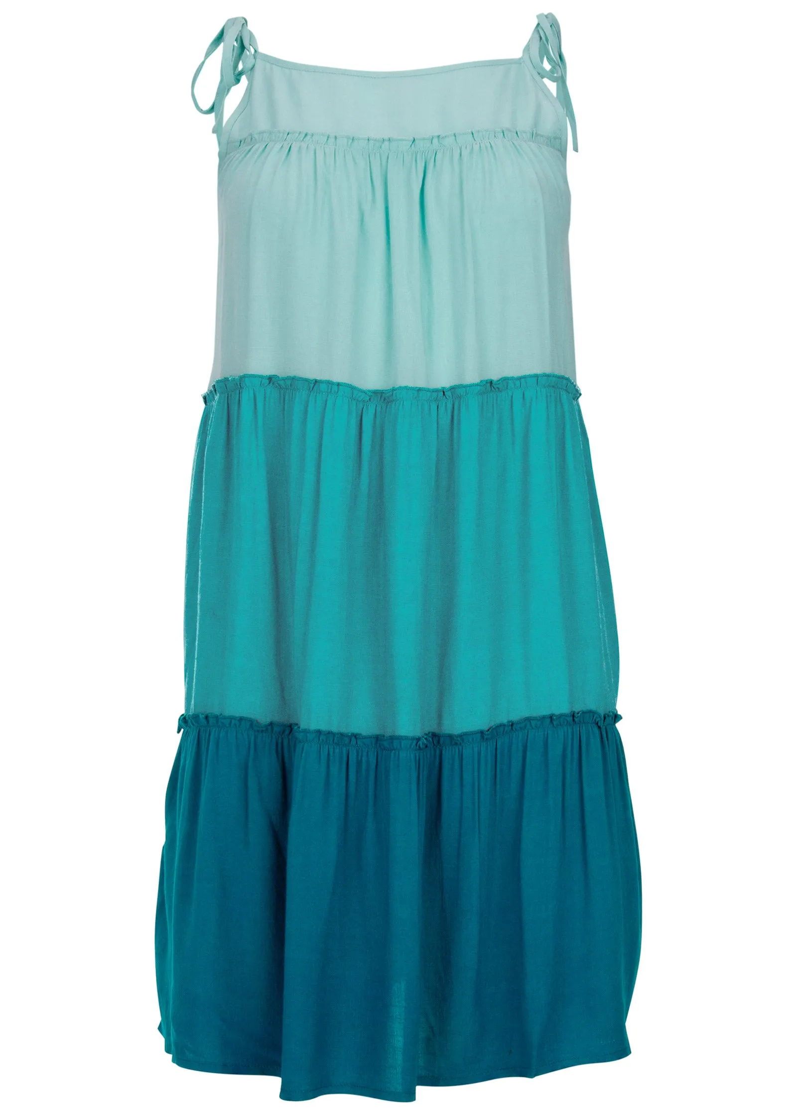 Tiered Cover-Up Dress - Blue Aurora sold by VENUS product image thumbnail 4