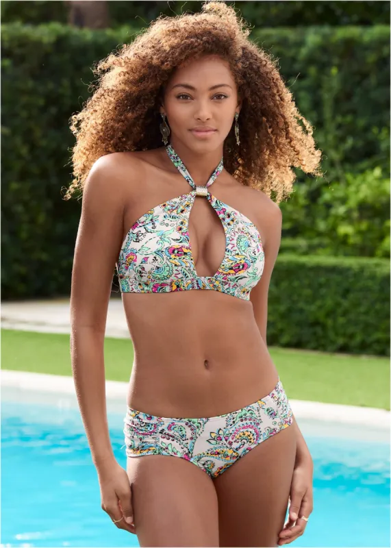 Bondi Beach Top - Poetic Paisleys sold by VENUS
