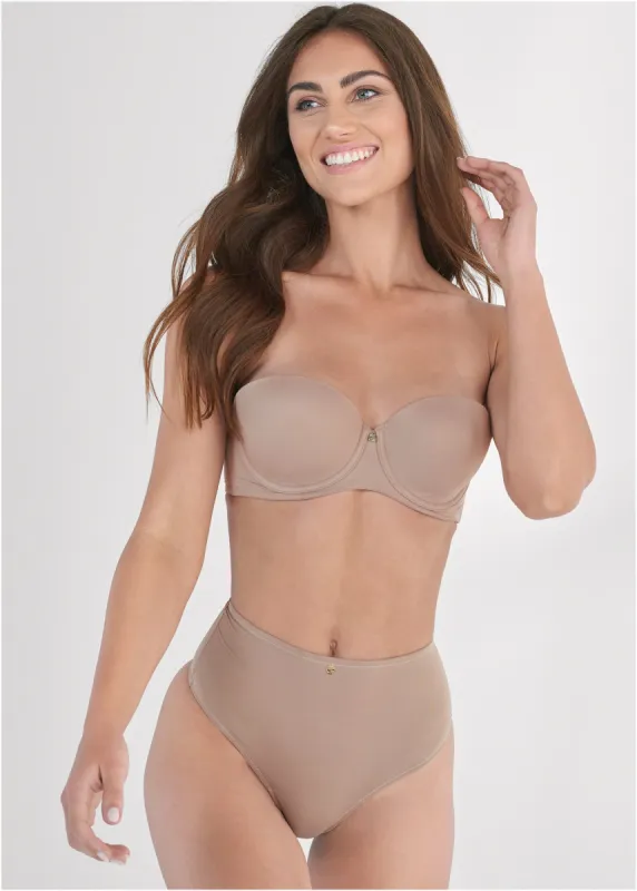 Pearl By VENUS® Retro Thong 3 Pack - Sonoran Sand sold by VENUS