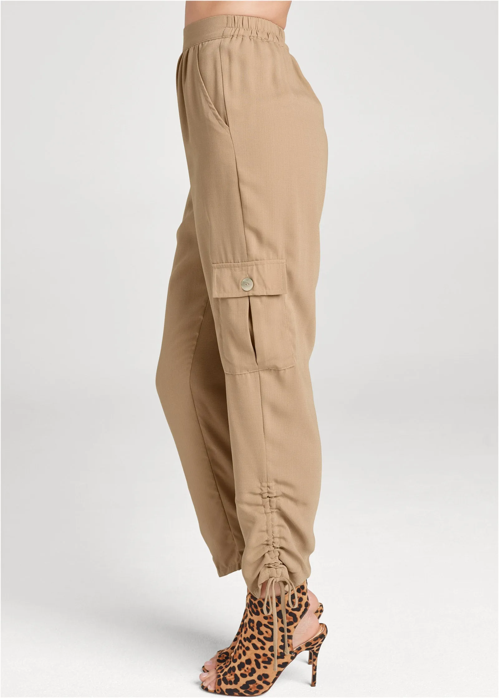 Soft Cargo Pants - Camel sold by VENUS product image thumbnail 3
