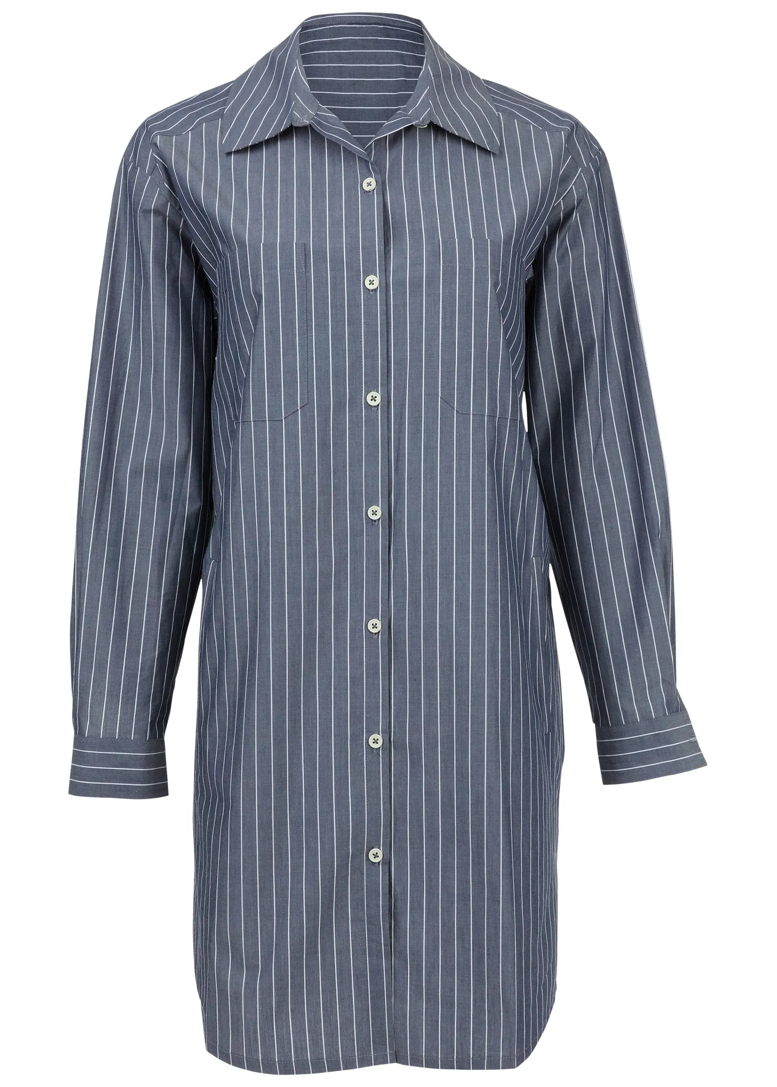 Shirt Dress - Navy Combo sold by VENUS product image thumbnail 3