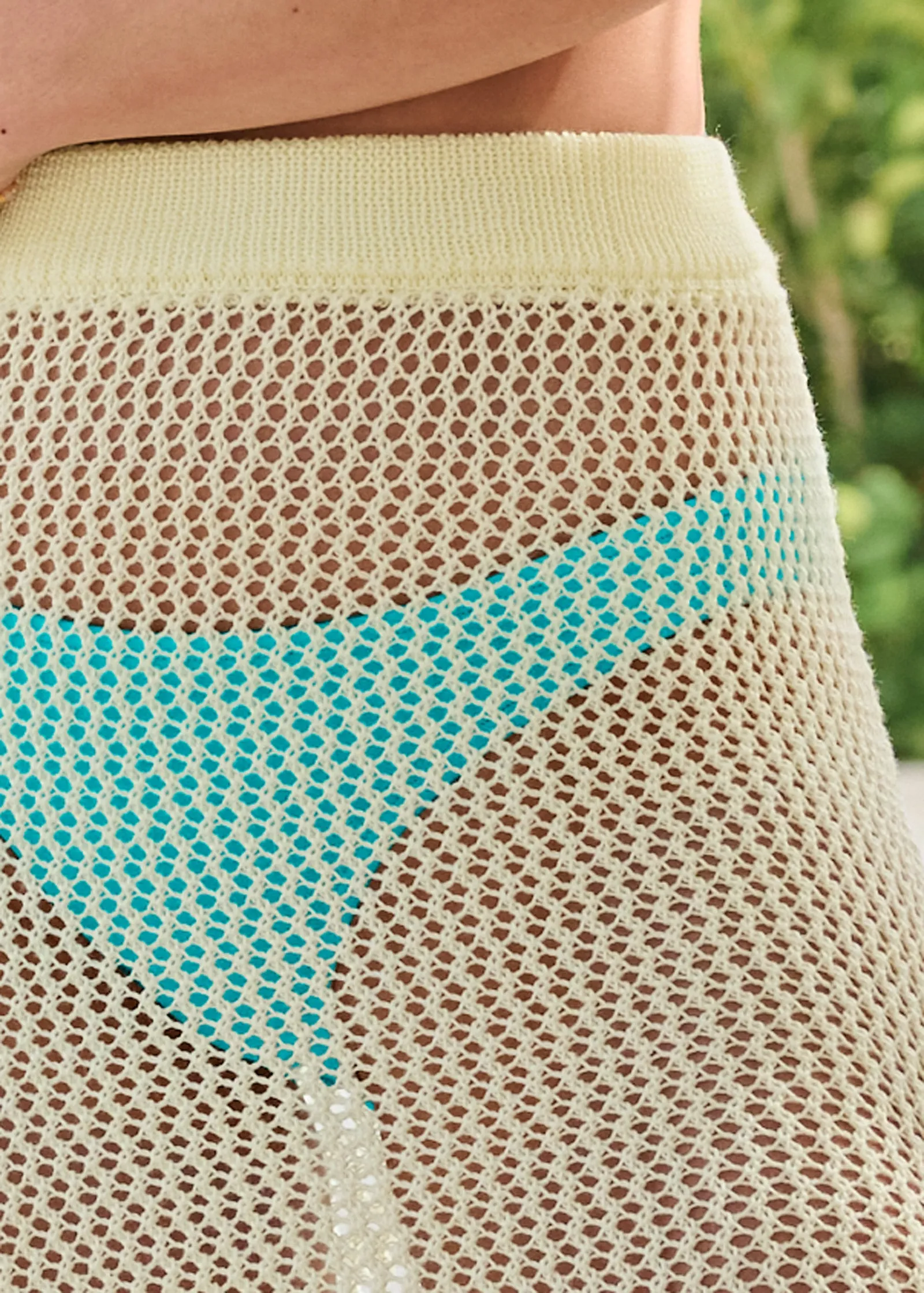 Knit Crochet Skirt/Dress - Cream sold by VENUS product image thumbnail 3