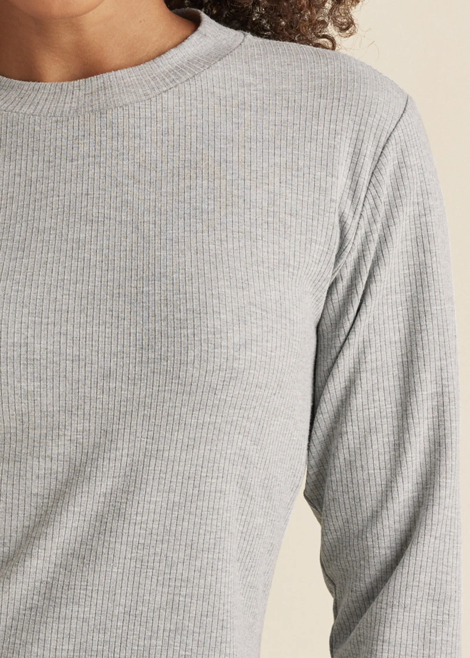 Ribbed T-Shirt Dress - Heather Grey sold by VENUS product image thumbnail 4