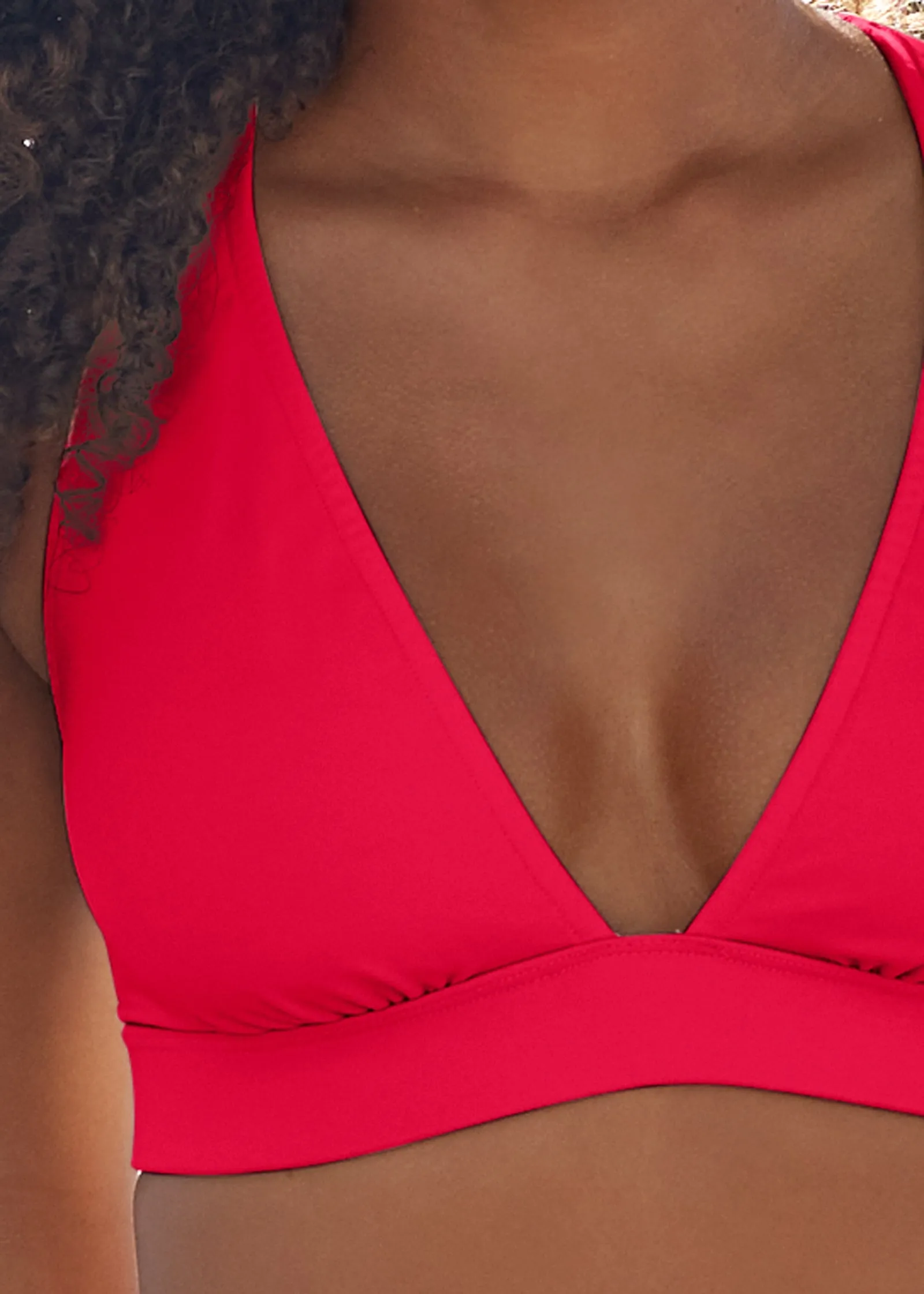 Sleek Cross Back Top - Red Hot sold by VENUS product image thumbnail 3